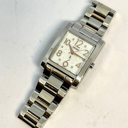 Seiko lk/lukia Analog Quartz Women Lukia Shell Dial Silver Women's Working Item