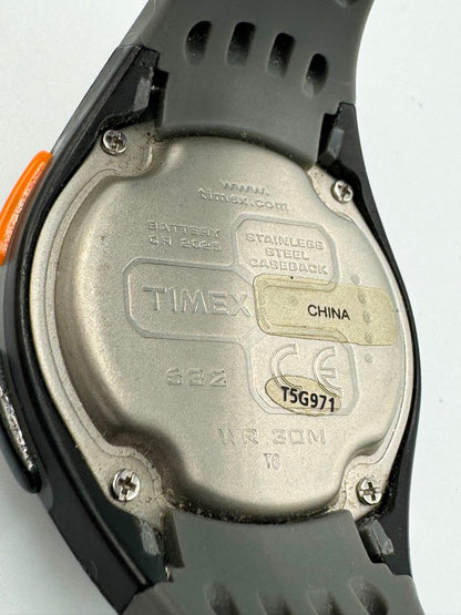 TIMEX Heart Rate Monitor T5K484 Digital Quartz (Digital) Unisex Indiglo Quartz Men Heart Rate Watch Y2K
