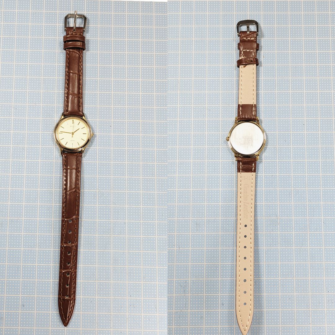 Seiko Spirit Analog Quartz Women Battery & Band Replaced Working Item