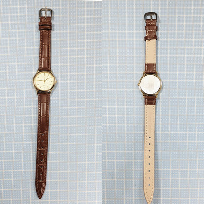 Seiko Spirit Analog Quartz Women Battery & Band Replaced Working Item