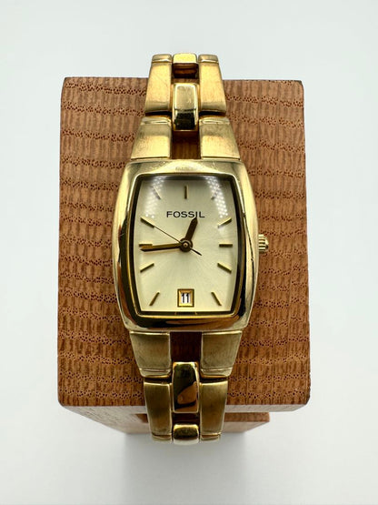 Fossil F2 Analog Quartz Women Watch Gold Tone