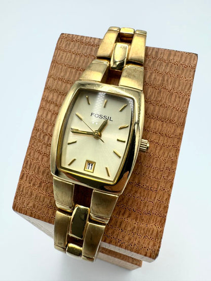Fossil F2 Analog Quartz Women Watch Gold Tone