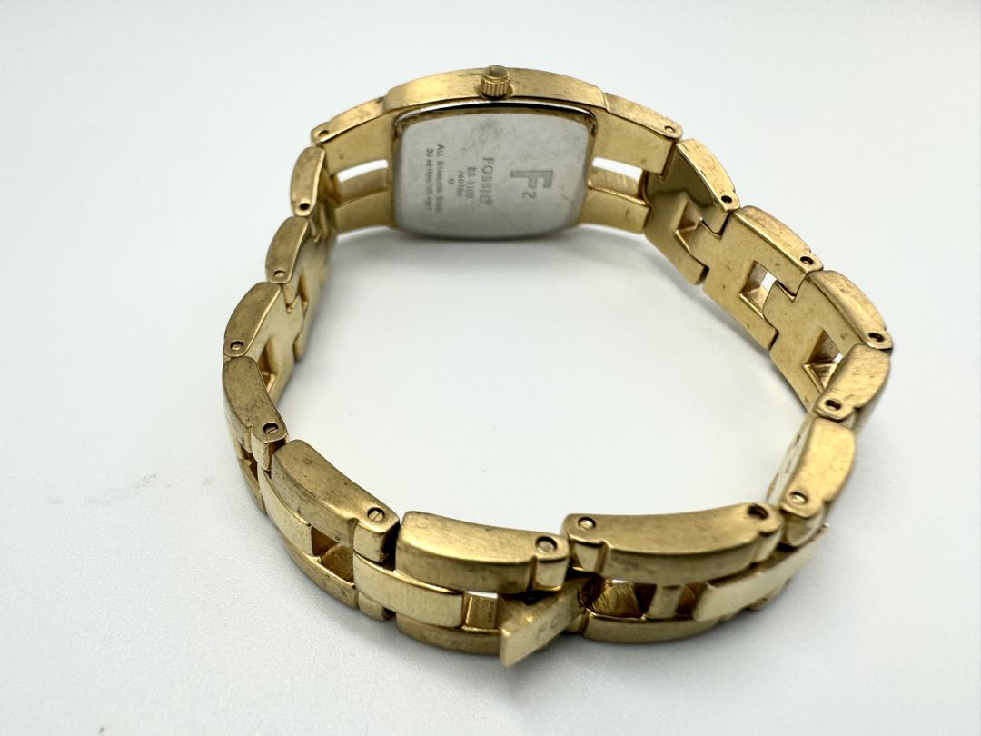 Fossil F2 Analog Quartz Women Watch Gold Tone