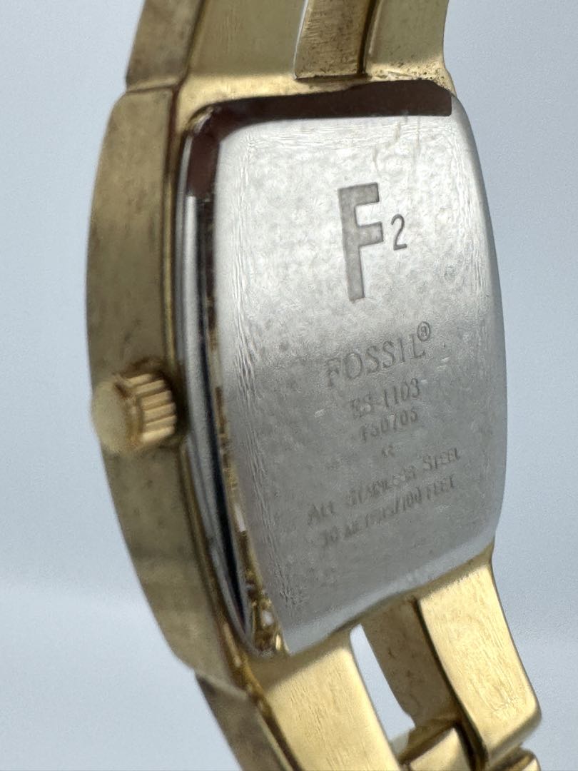 Fossil F2 Analog Quartz Women Watch Gold Tone