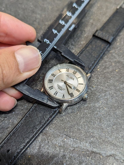 Seiko Alba Analog Quartz Women Silver Watch Battery Replaced