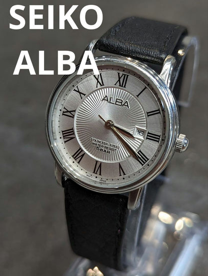 Seiko Alba Analog Quartz Women Silver Watch Battery Replaced
