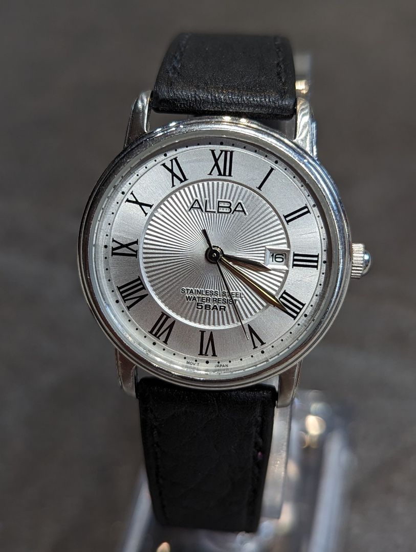 Seiko Alba Analog Quartz Women Silver Watch Battery Replaced
