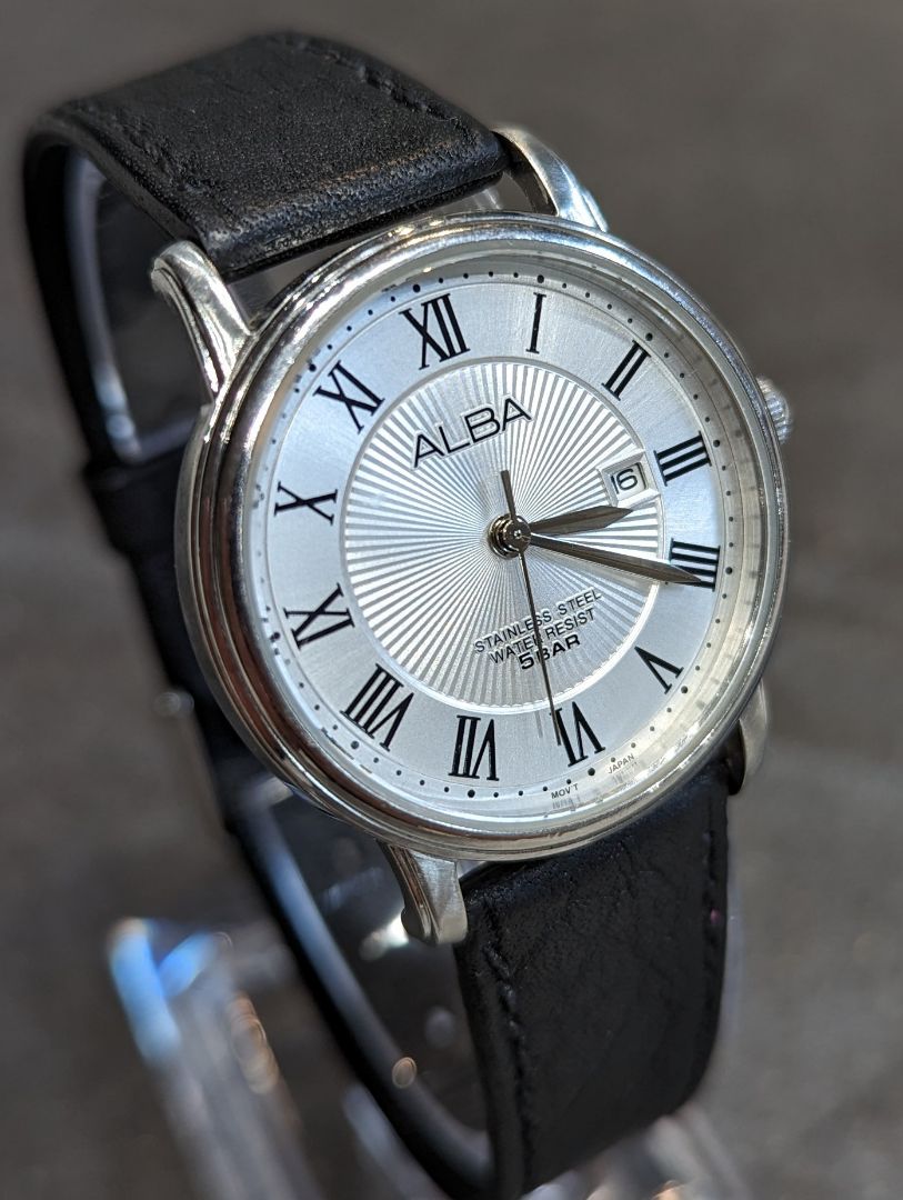 Seiko Alba Analog Quartz Women Silver Watch Battery Replaced