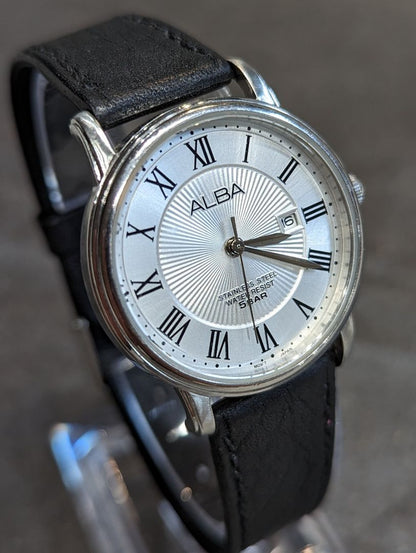 Seiko Alba Analog Quartz Women Silver Watch Battery Replaced