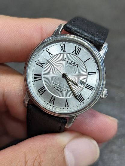 Seiko Alba Analog Quartz Women Silver Watch Battery Replaced