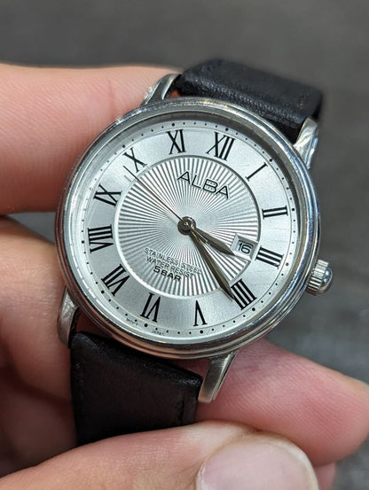 Seiko Alba Analog Quartz Women Silver Watch Battery Replaced