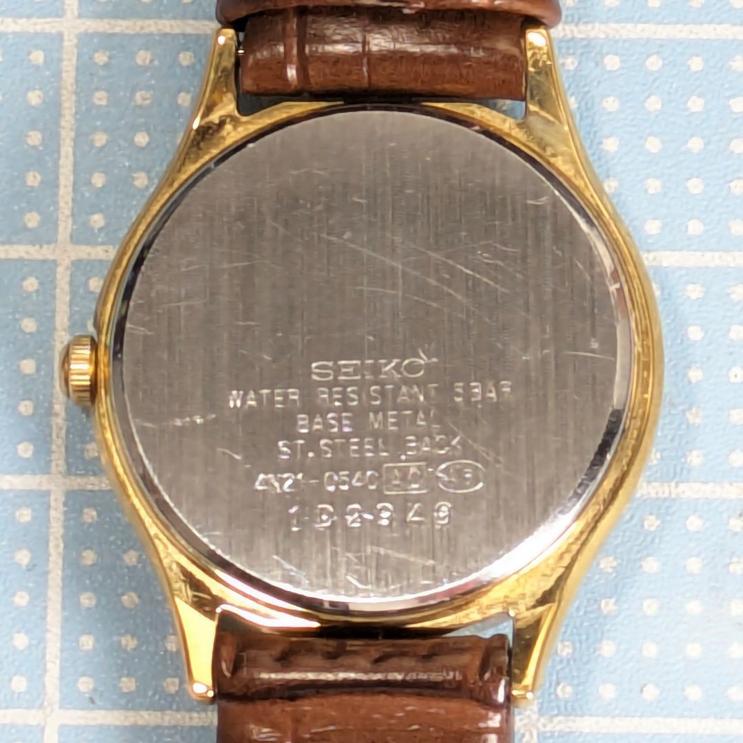Seiko Spirit Analog Quartz Women Battery & Band Replaced Working Item