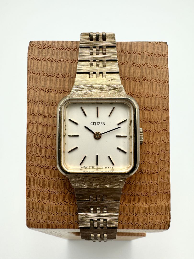 Citizen Antique 4-6777153 YO Analog Mechanical (Manual) Women Vintage Hand-Winding Wristwatch 19Mm