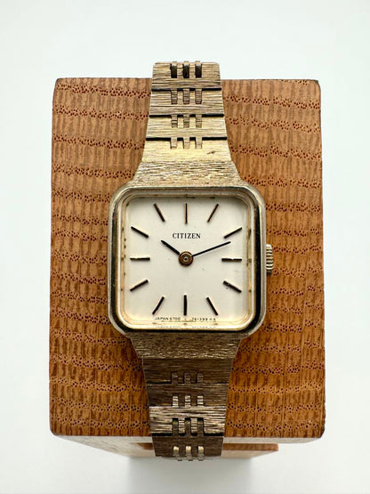 Citizen Antique 4-6777153 YO Analog Mechanical (Manual) Women Vintage Hand-Winding Wristwatch 19Mm