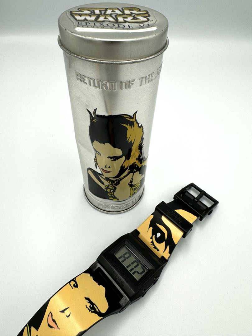 Star Wars Digital Quartz Men Watch With Tin Unused