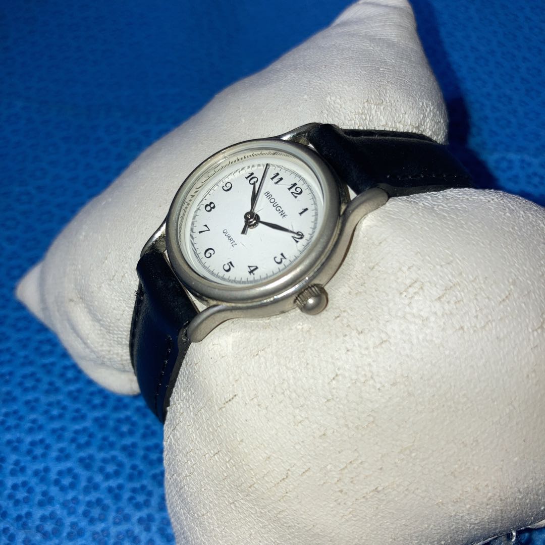 Brougne Analog Quartz Women ブルニュ アンティークｂｒｏｕｇｎｅクラッシックコレクションsilverオールディズ希少品