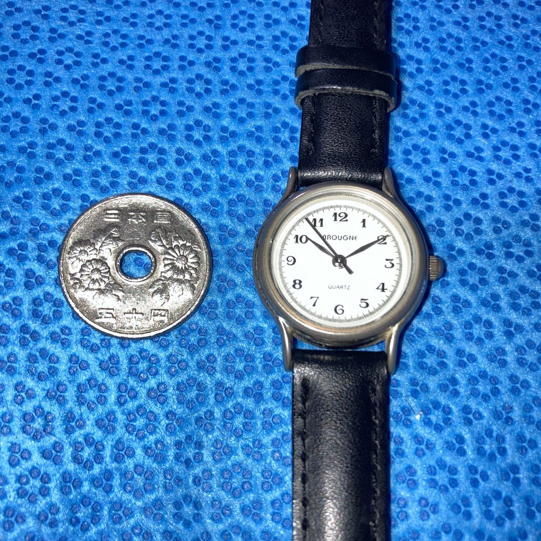 Brougne Analog Quartz Women ブルニュ アンティークｂｒｏｕｇｎｅクラッシックコレクションsilverオールディズ希少品