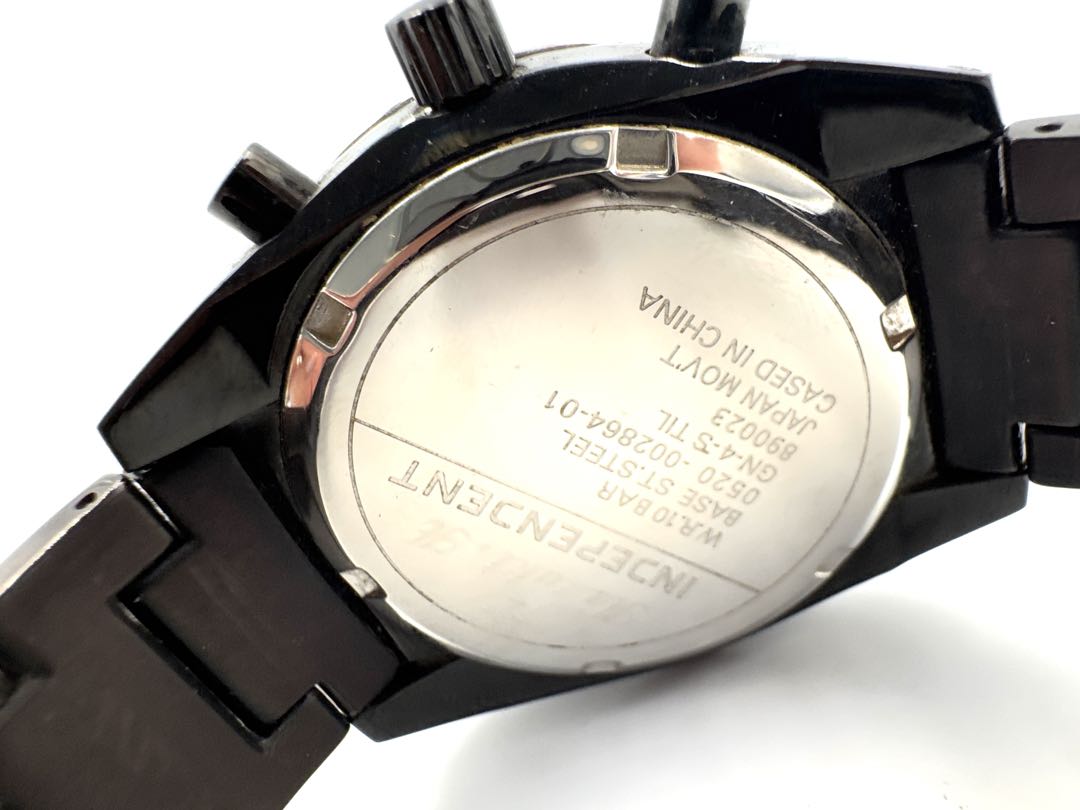 Independent Analog Quartz Men Chronograph Watch