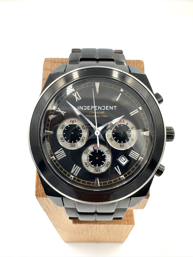 Independent Analog Quartz Men Chronograph Watch