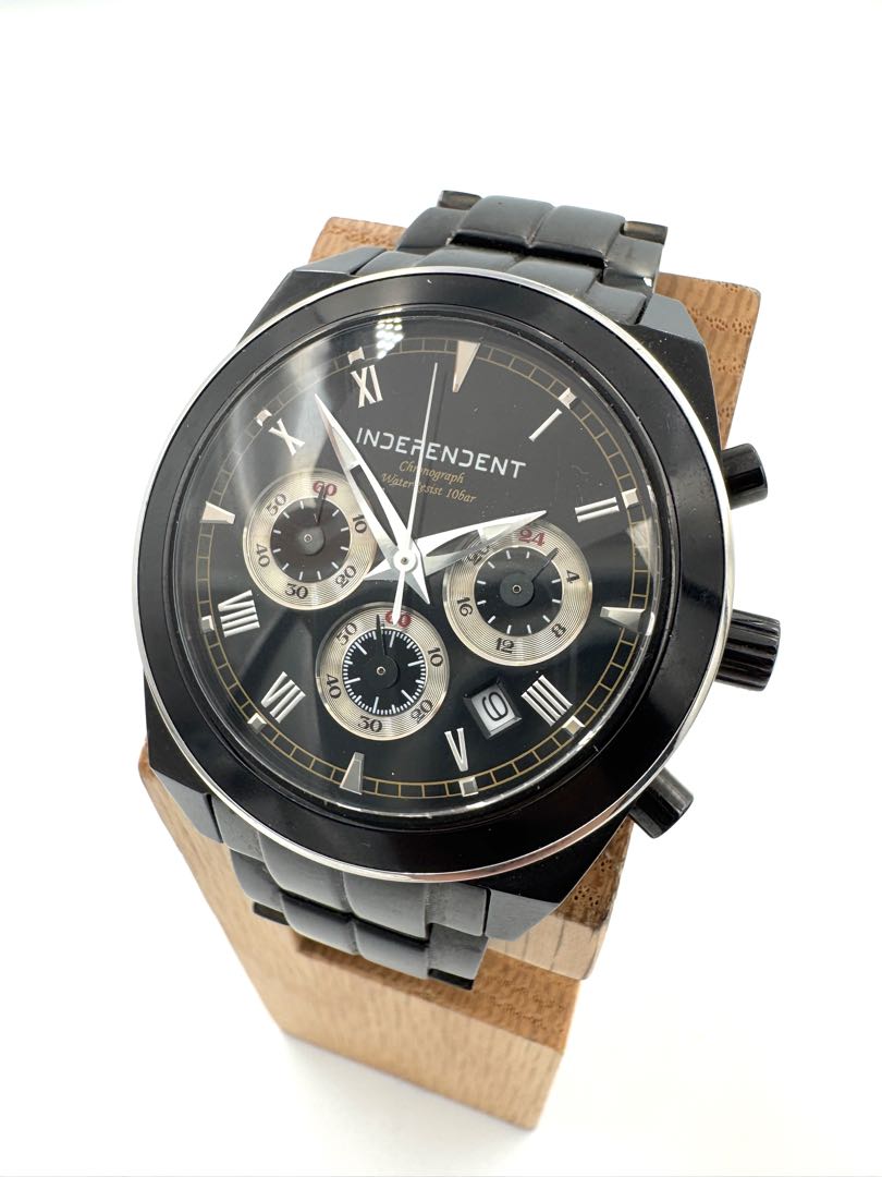 Independent Analog Quartz Men Chronograph Watch