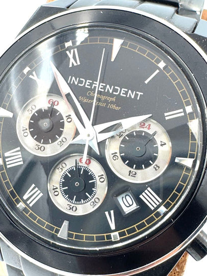 Independent Analog Quartz Men Chronograph Watch