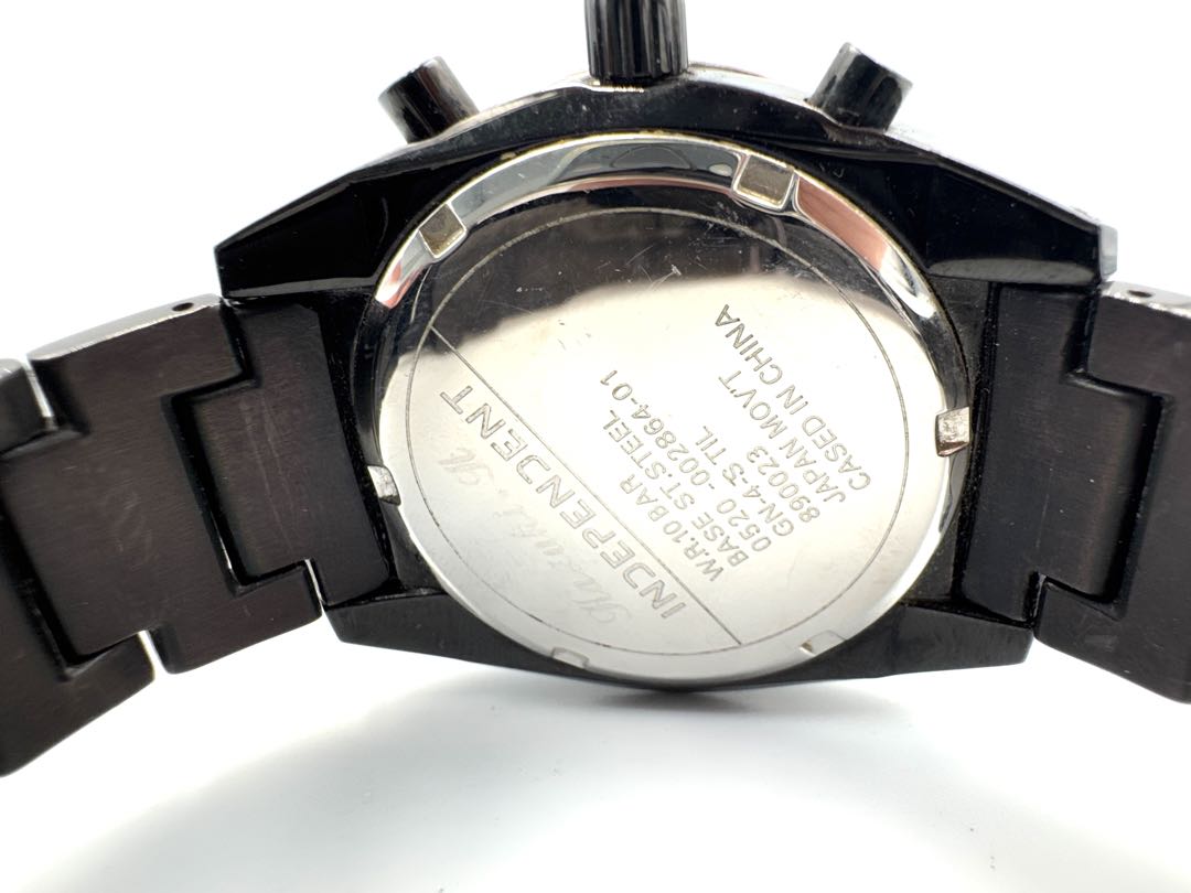 Independent Analog Quartz Men Chronograph Watch