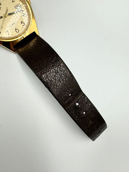 Pulsar Analog Quartz Men Watch Date Calendar