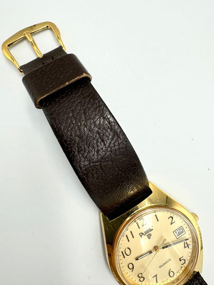 Pulsar Analog Quartz Men Watch Date Calendar