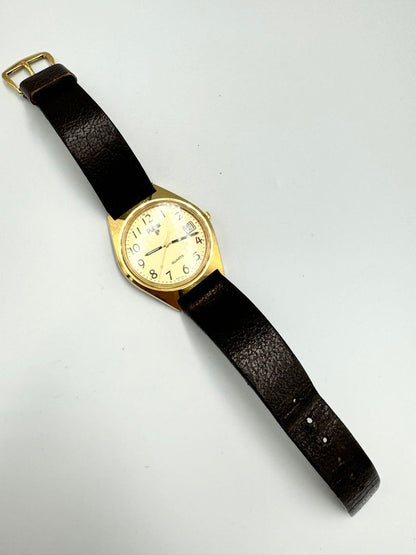 Pulsar Analog Quartz Men Watch Date Calendar