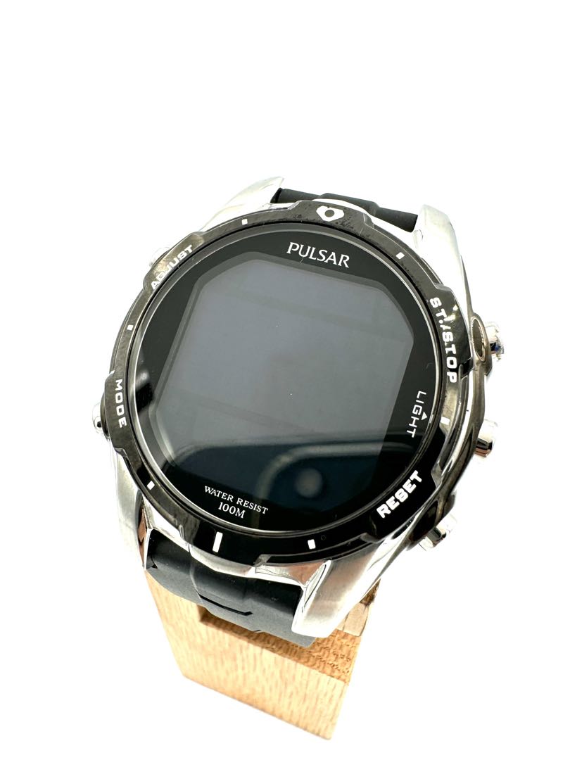 Pulsar Digital Quartz Men Watch For Parts