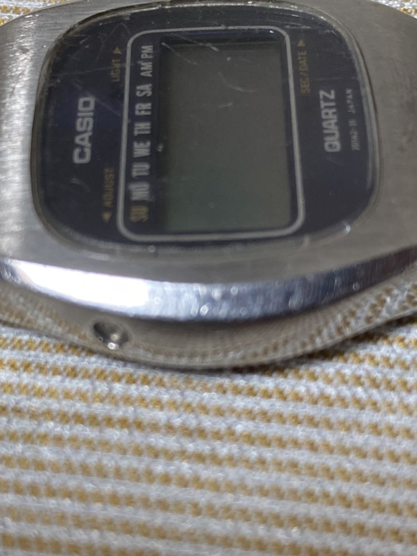 Casio Digital Quartz Men ジャンク Watch