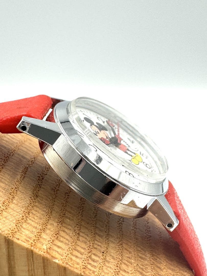 Bradley Disney Analog Mechanical (Manual) Women Mickey Mouse Manual Winding Watch For Parts