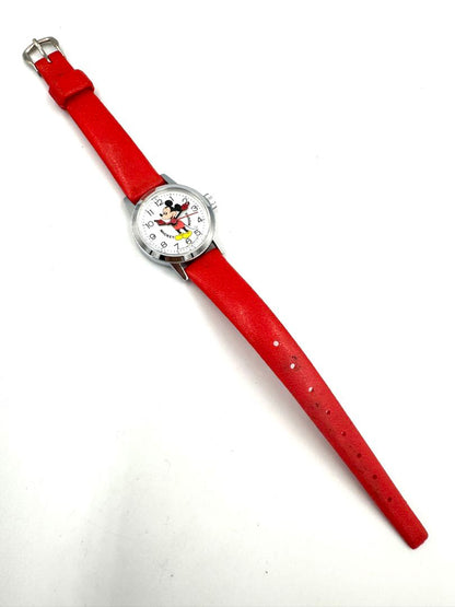 Bradley Disney Analog Mechanical (Manual) Women Mickey Mouse Manual Winding Watch For Parts