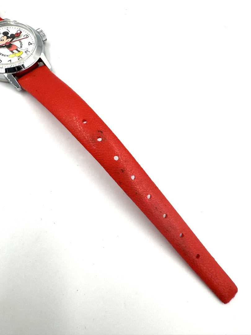 Bradley Disney Analog Mechanical (Manual) Women Mickey Mouse Manual Winding Watch For Parts