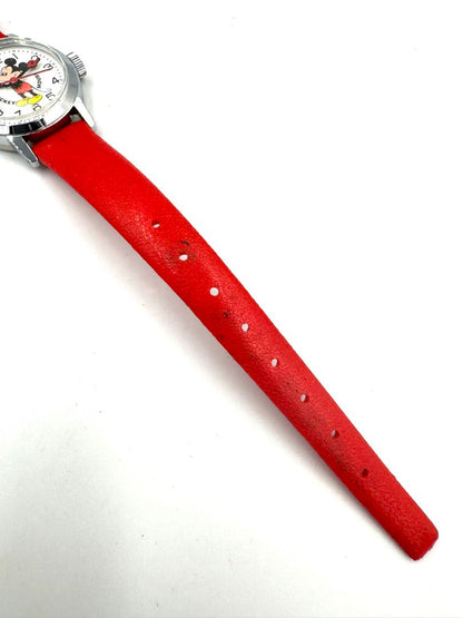 Bradley Disney Analog Mechanical (Manual) Women Mickey Mouse Manual Winding Watch For Parts