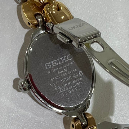 Seiko V117-0CF0 Analog Solar Women
