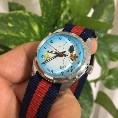 Snoopy PEANUTS SNOOPY Analog Mechanical (Manual) Women スヌーピー 美品 希少 レトロ Watch （Manual Winding）
