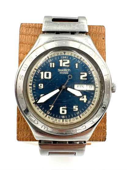 Swatch Irony IRONY Analog Quartz Men Wristwatch 36Mm Stainless Steel Case Day Date