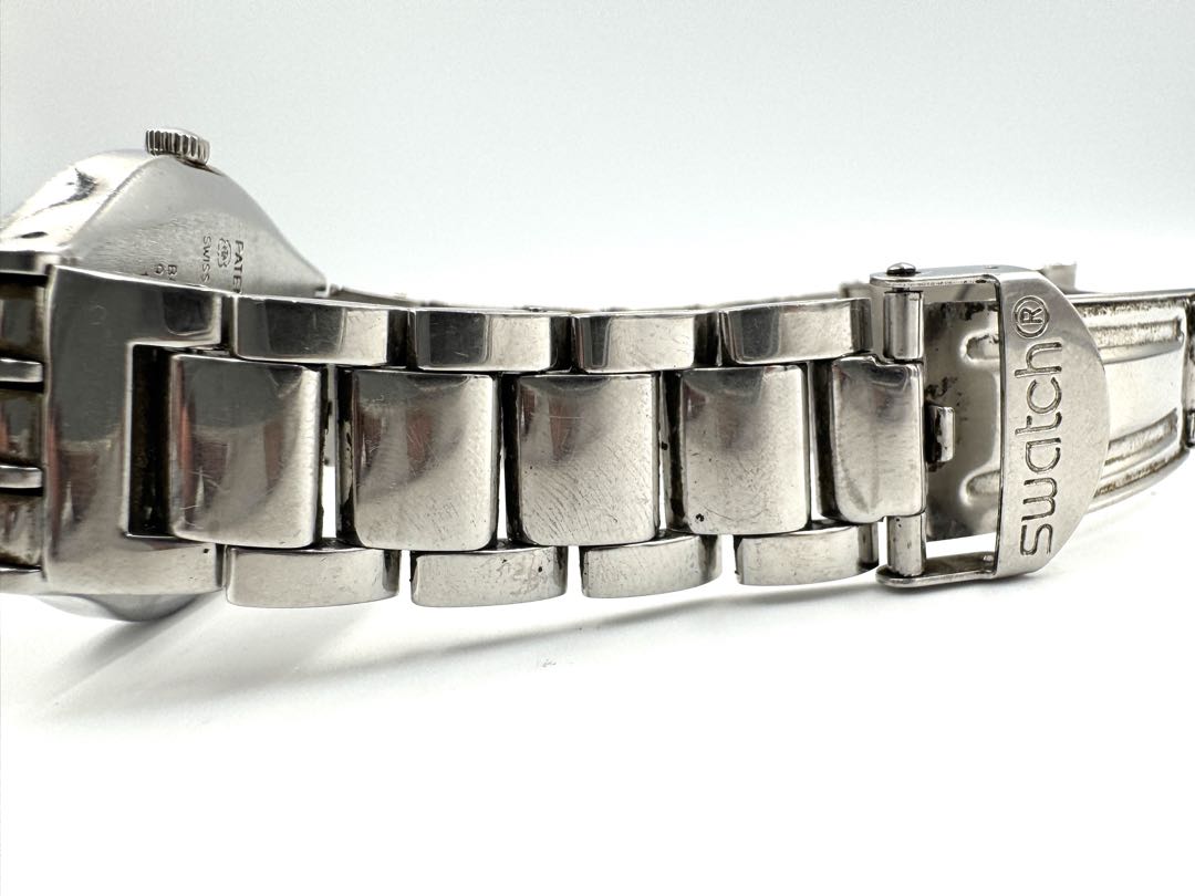 Swatch Irony IRONY Analog Quartz Men Wristwatch 36Mm Stainless Steel Case Day Date