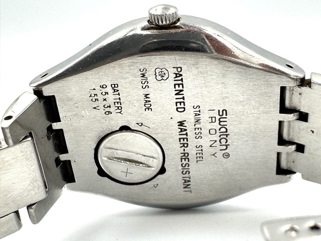 Swatch Irony IRONY Analog Quartz Men Wristwatch 36Mm Stainless Steel Case Day Date