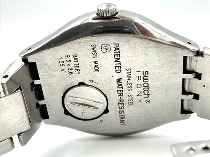 Swatch Irony IRONY Analog Quartz Men Wristwatch 36Mm Stainless Steel Case Day Date