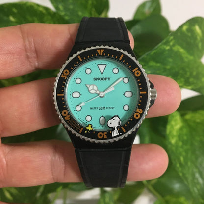 Snoopy Alba Woodstock Analog Quartz Women スヌーピー 希少 レトロ & Watch