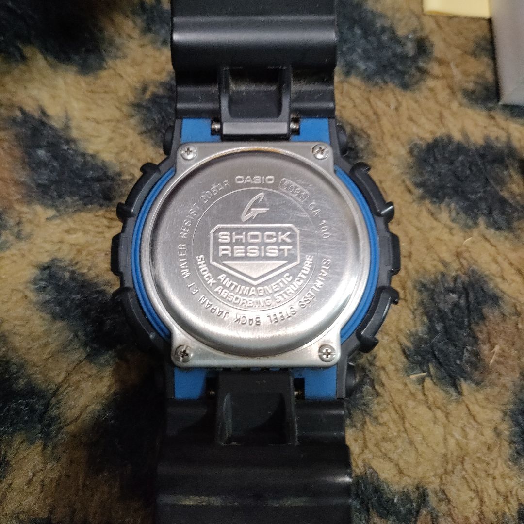 Casio GA GA-100BDR Digital-Analog Quartz Men -100Bdr