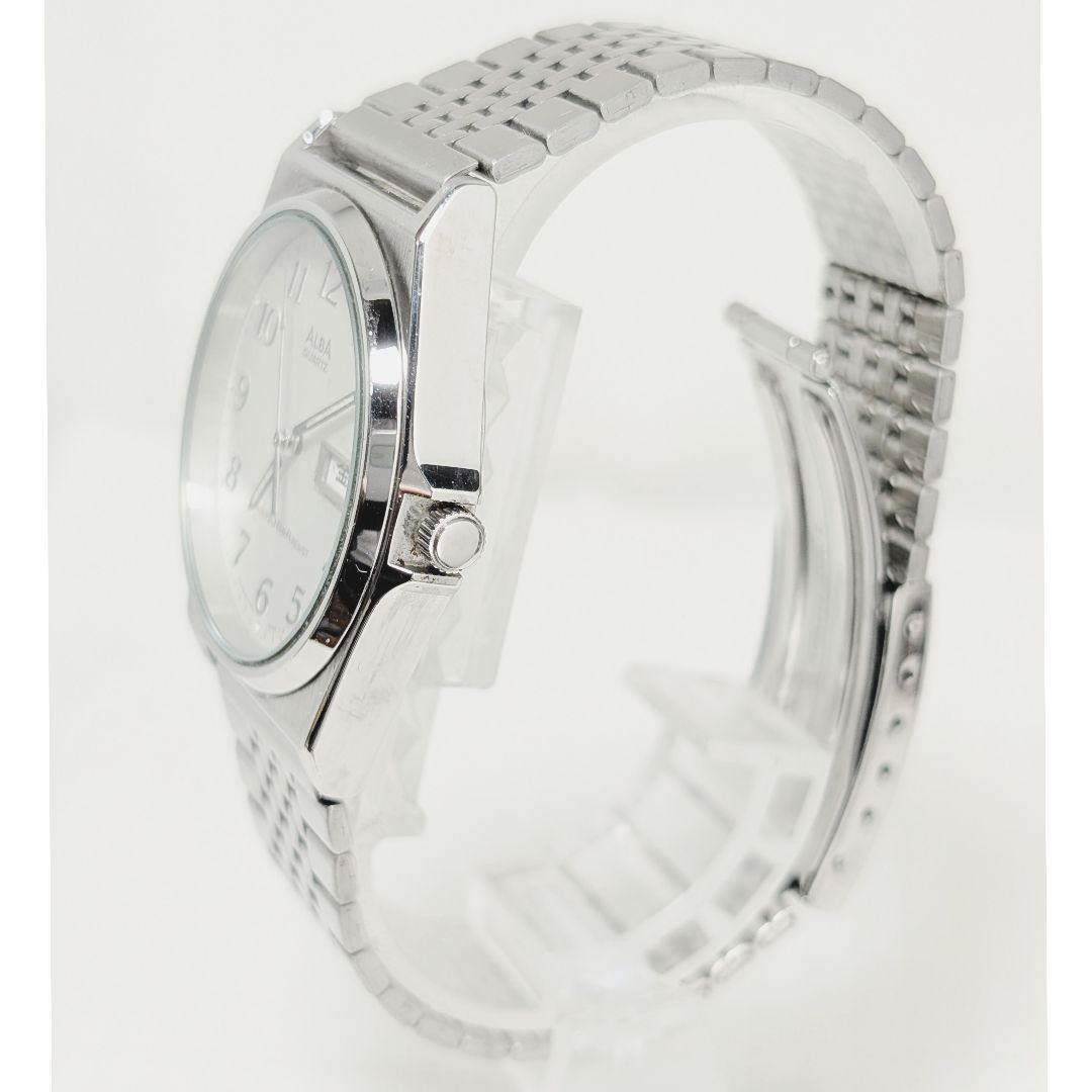 Seiko Alba Analog Quartz Men Battery Replaced Working Item