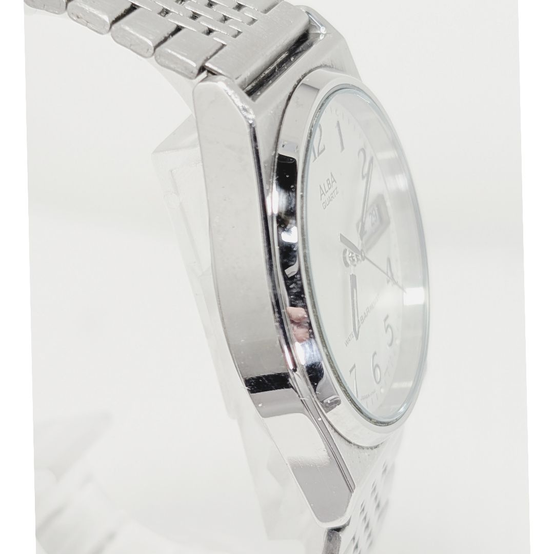 Seiko Alba Analog Quartz Men Battery Replaced Working Item
