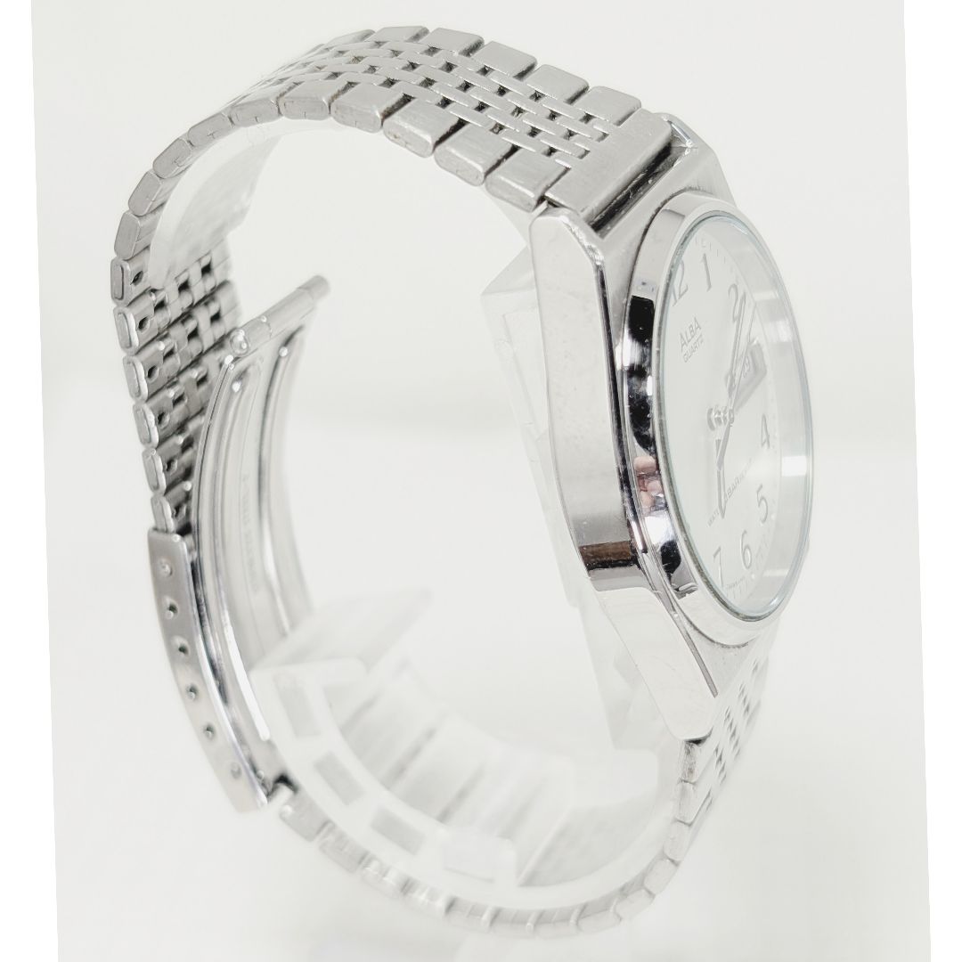 Seiko Alba Analog Quartz Men Battery Replaced Working Item