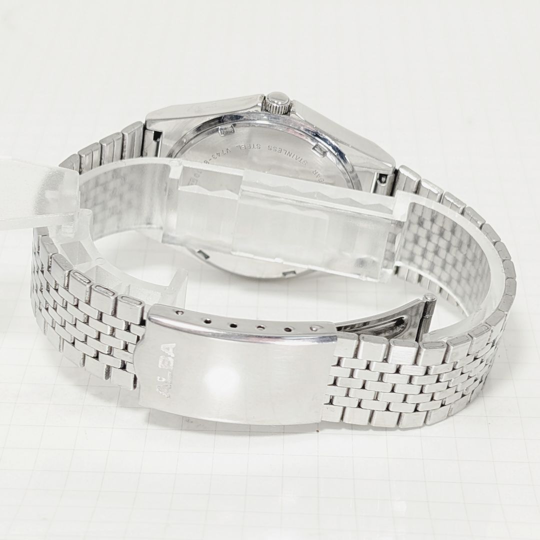 Seiko Alba Analog Quartz Men Battery Replaced Working Item