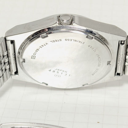 Seiko Alba Analog Quartz Men Battery Replaced Working Item