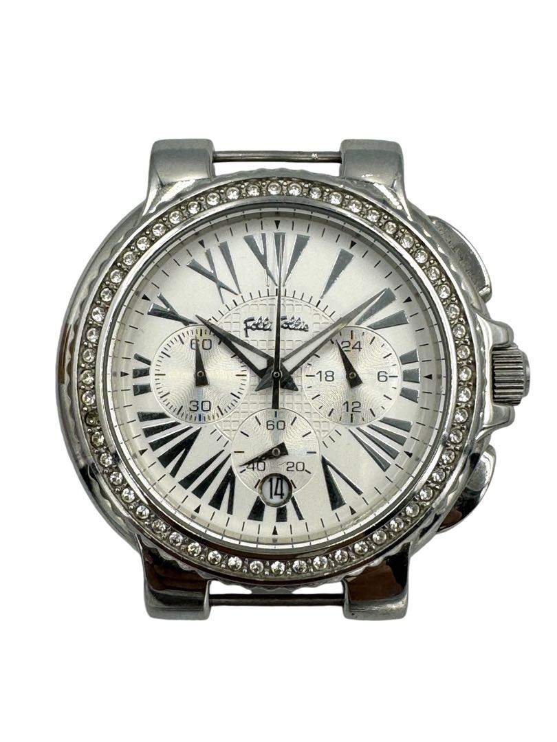 Folli Follie Analog Quartz Women Chronograph Watch Untested For Parts