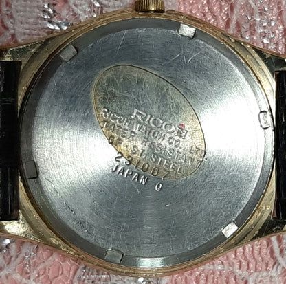 Analog Quartz Men Men Vintage Ricoh Ammon Watch Men'S Rare